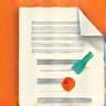 Abstract icon representing a document or plan